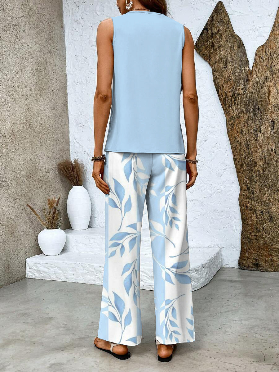 Kate | Stilvolles Blumenset – Top & Hose