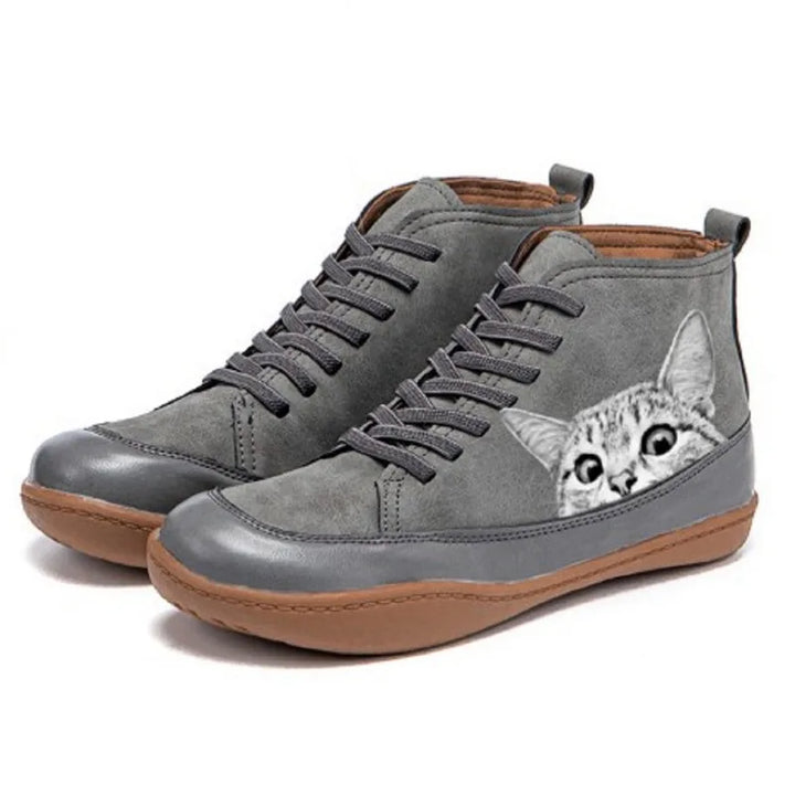 Greyce | Ankle Boots for Cat Lovers
