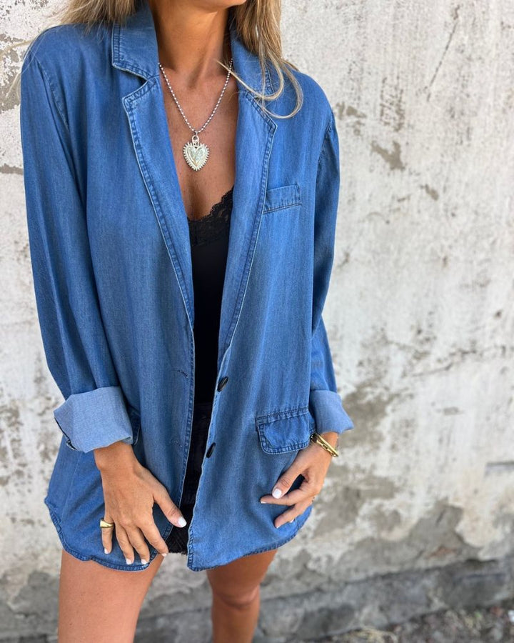 Luna | Lässiger Denim-Blazer