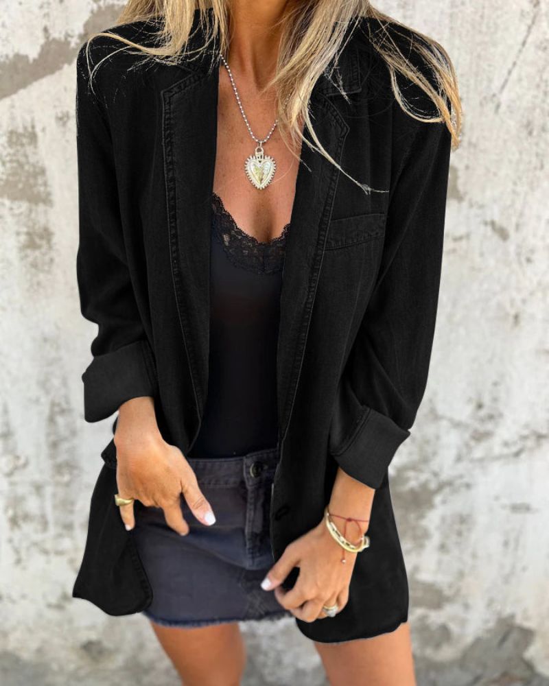 Luna | Lässiger Denim-Blazer