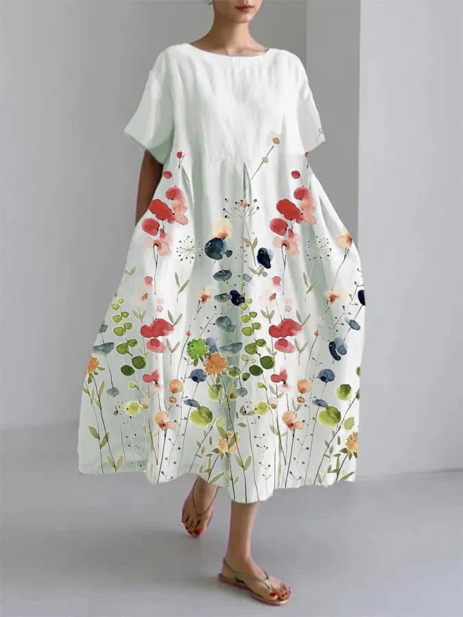 Jean | Elegant Printed Dress