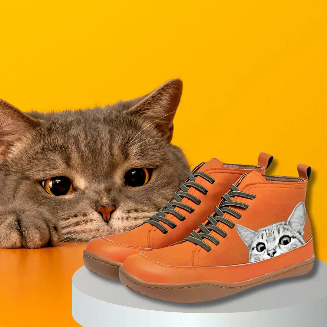 Greyce | Ankle Boots for Cat Lovers