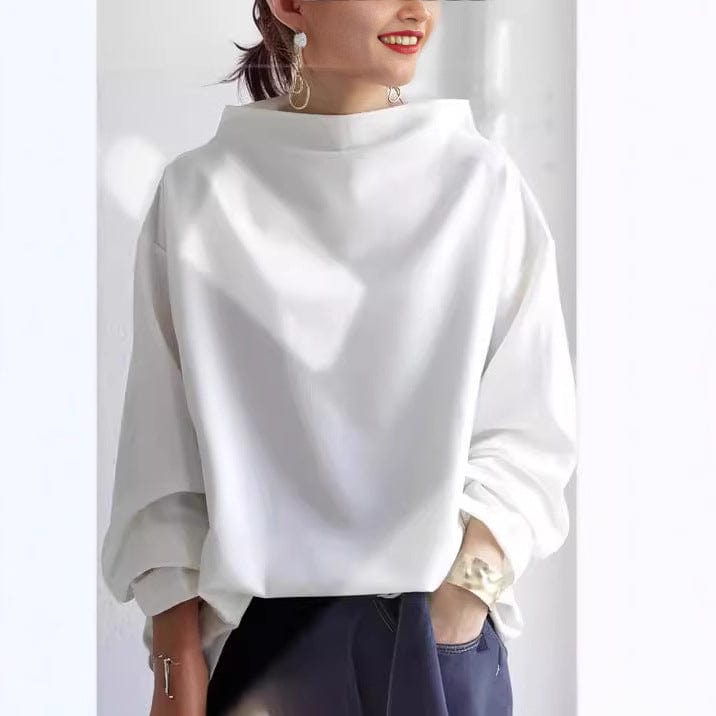 Grace | High-Neck Soft Knit Top