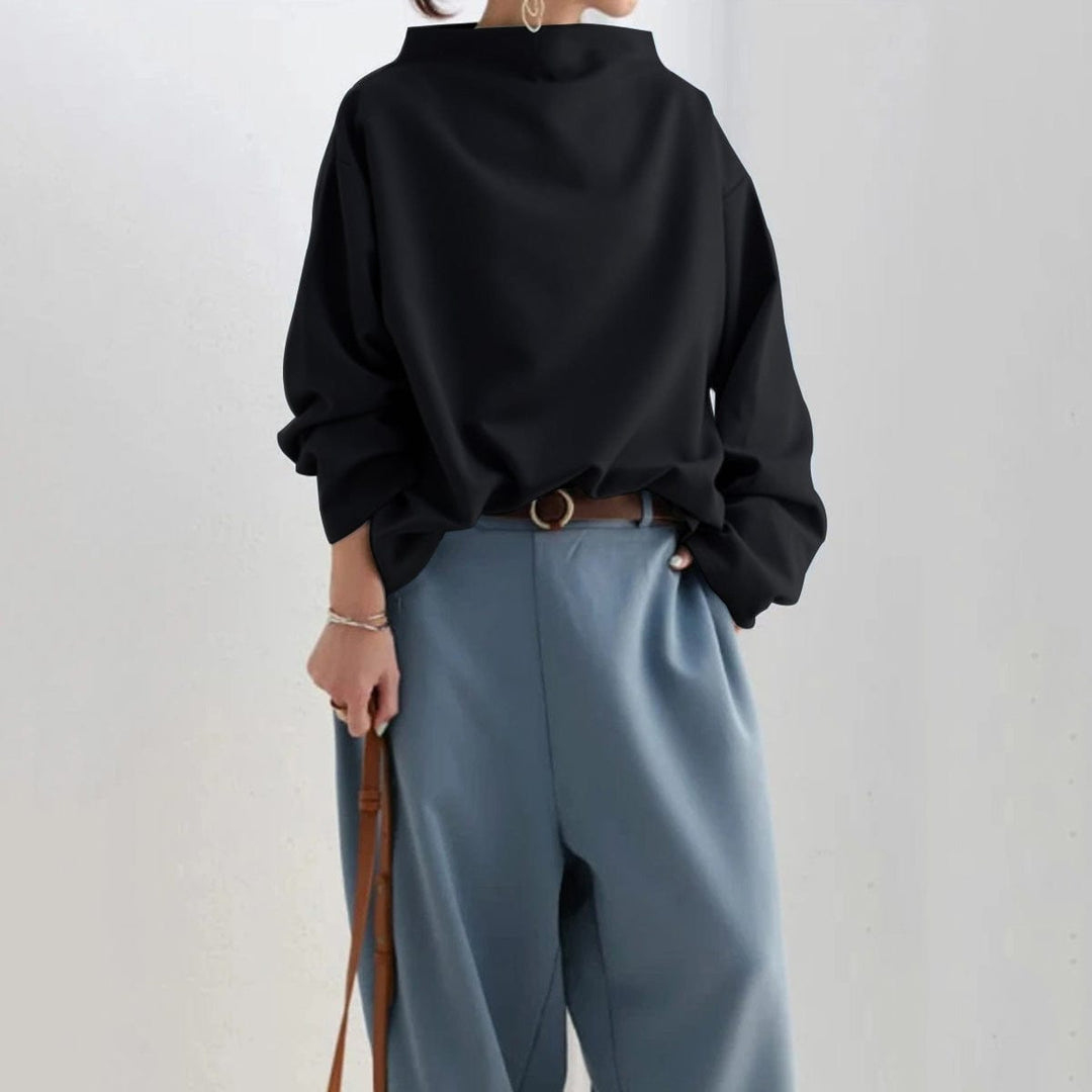 Grace | High-Neck Soft Knit Top