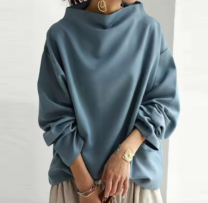 Grace | High-Neck Soft Knit Top