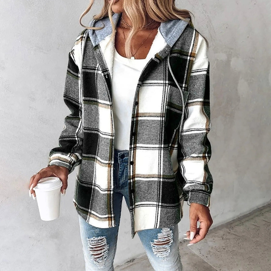 Eleanor | Cozy Plaid Jacket