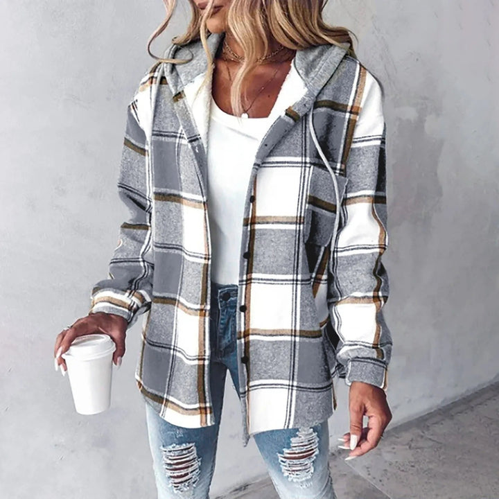 Eleanor | Cozy Plaid Jacket