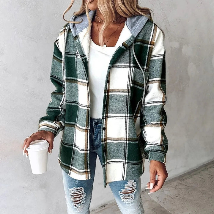 Eleanor | Cozy Plaid Jacket