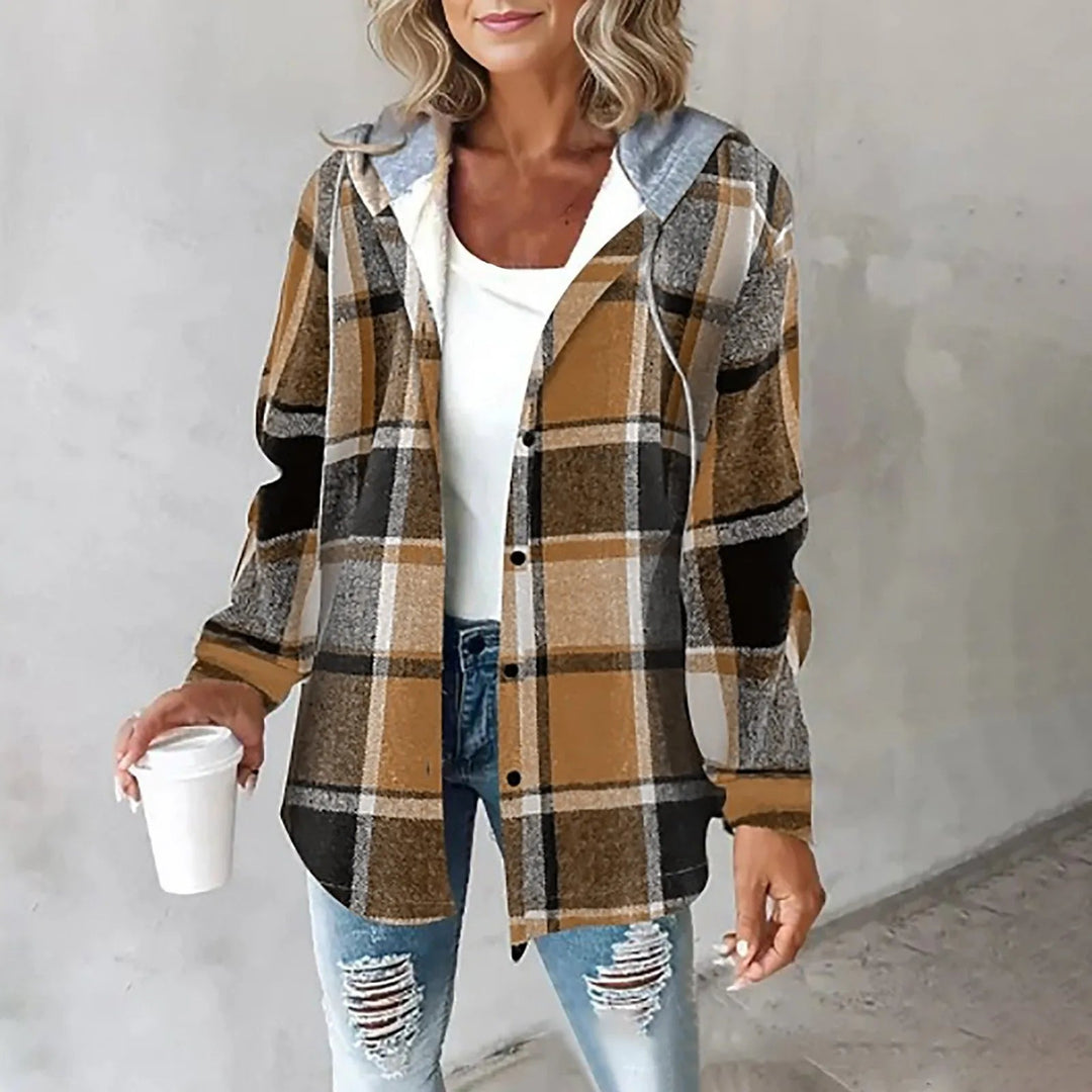 Eleanor | Cozy Plaid Jacket