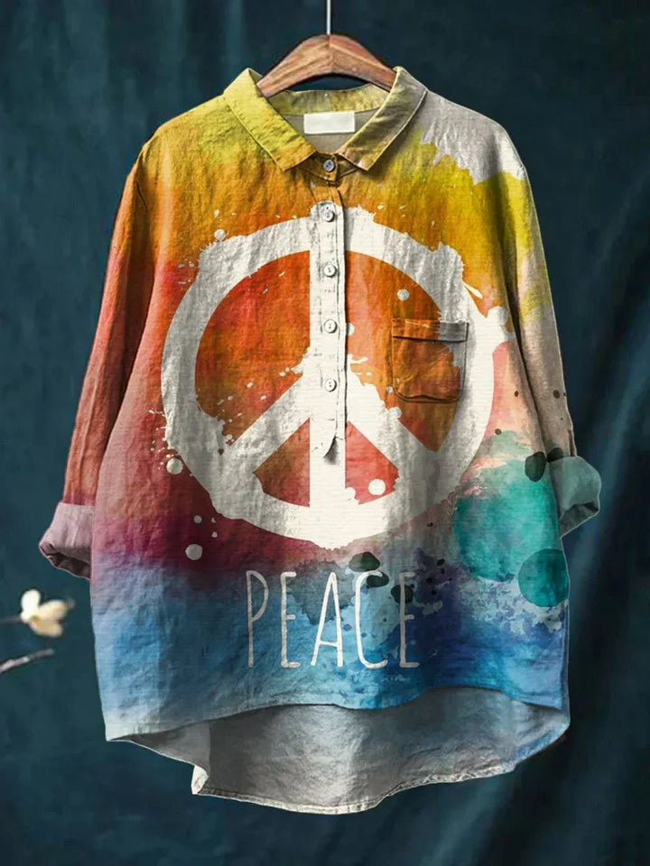 Hippie | Peace & Love Art T-Shirt