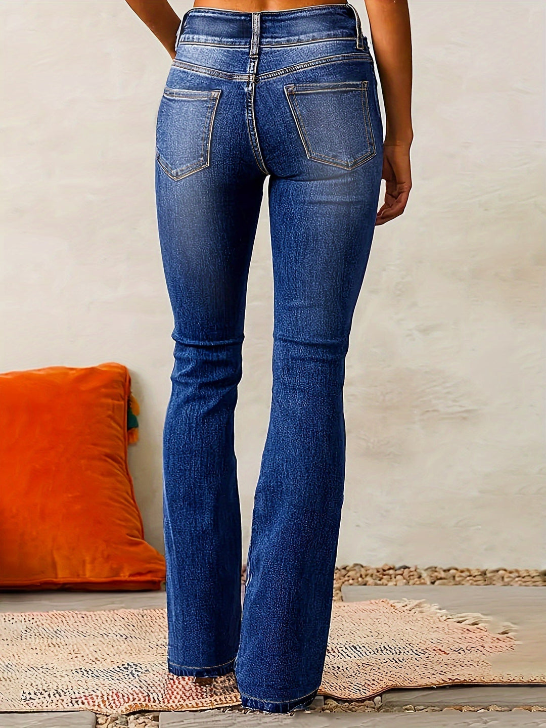 Kathy | Elegant High-Waisted Flared Jeans