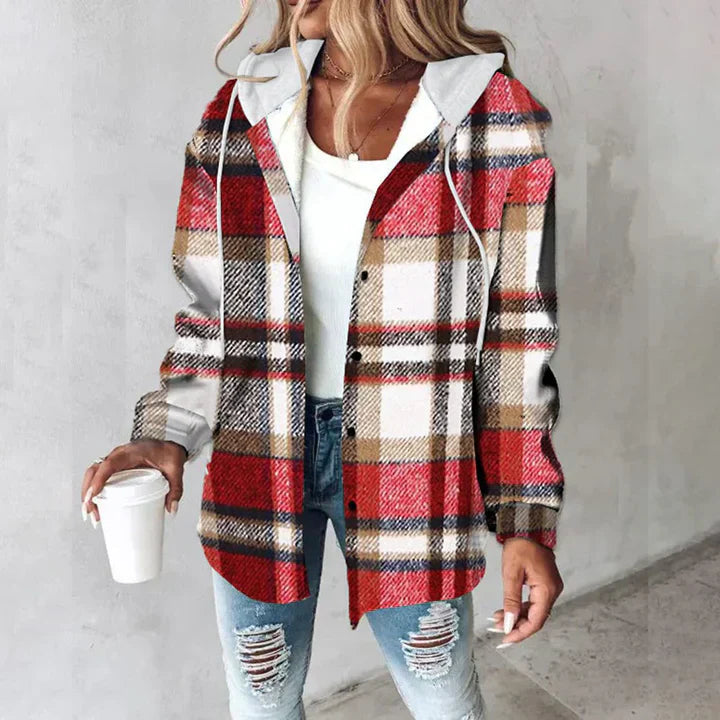 Eleanor | Cozy Plaid Jacket