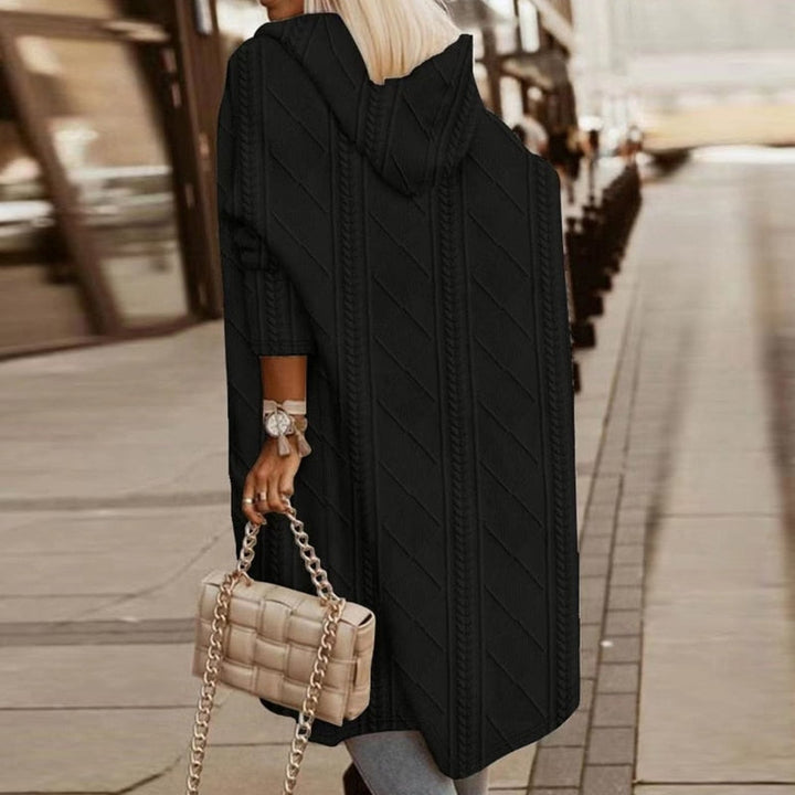 Evelyn | Extra-Long Hooded Cardigan