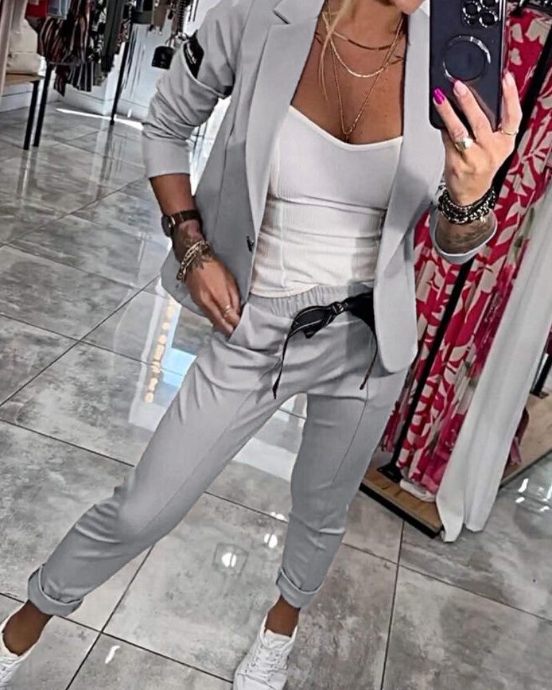 Hannah | Blazer- und Hosen-Set
