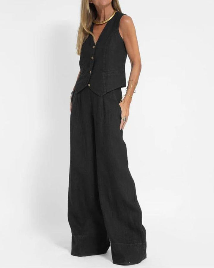 Eva | Chices Set aus Weste und weiter Hose