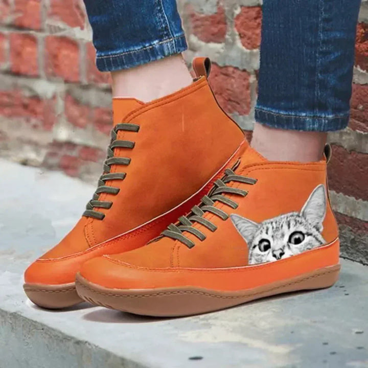 Greyce | Ankle Boots for Cat Lovers