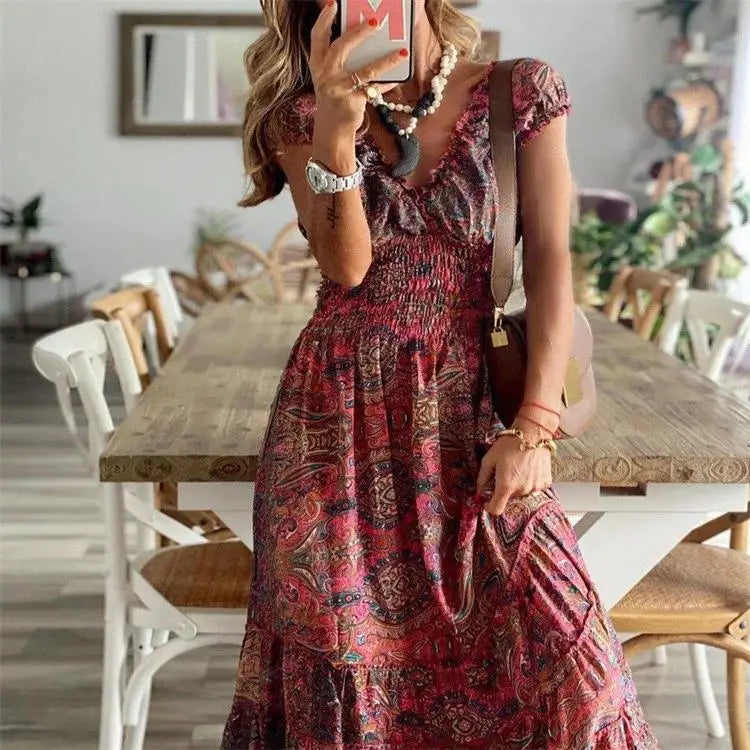 Florence | Boho Maxi Dress