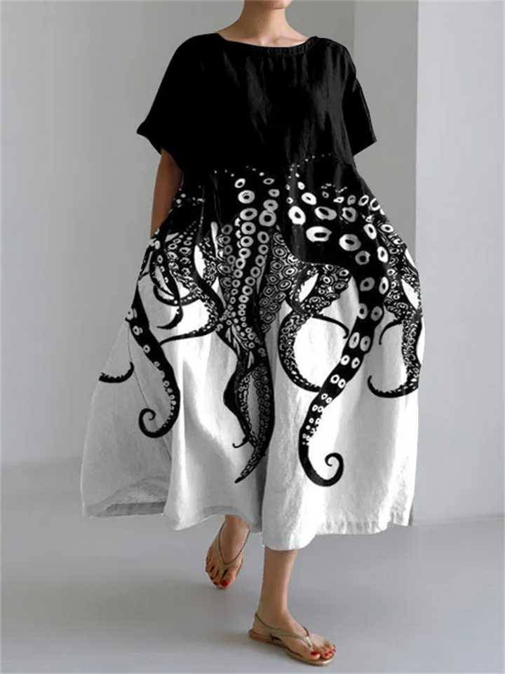 Jean | Elegant Printed Dress