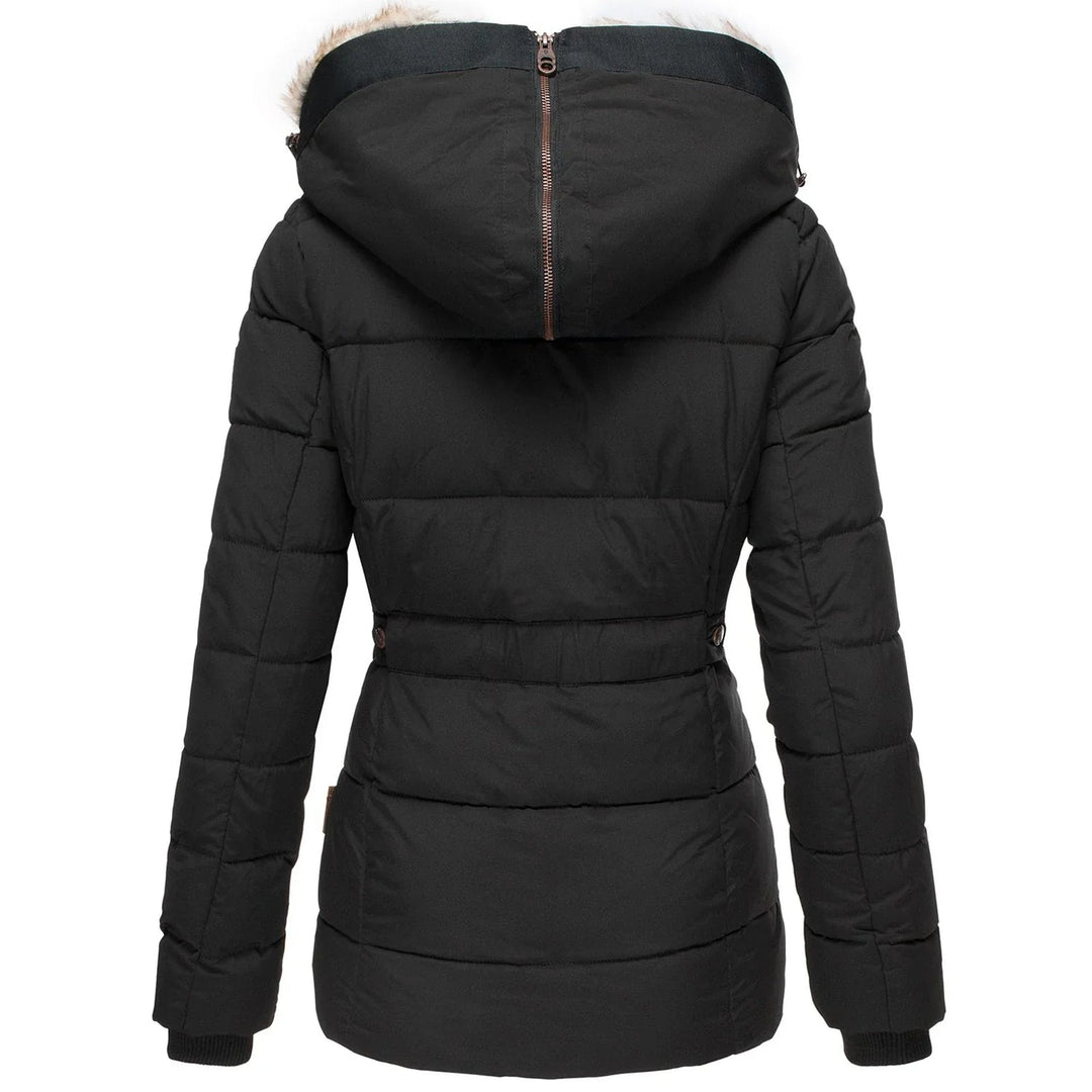 Renée | Elegant Slim-Fit Hooded Puffer